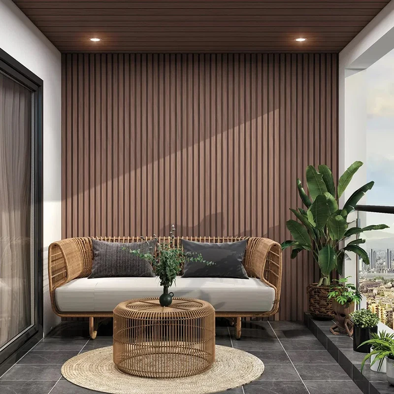 Material de construcción comercial Panel de pared WPC al aire libre