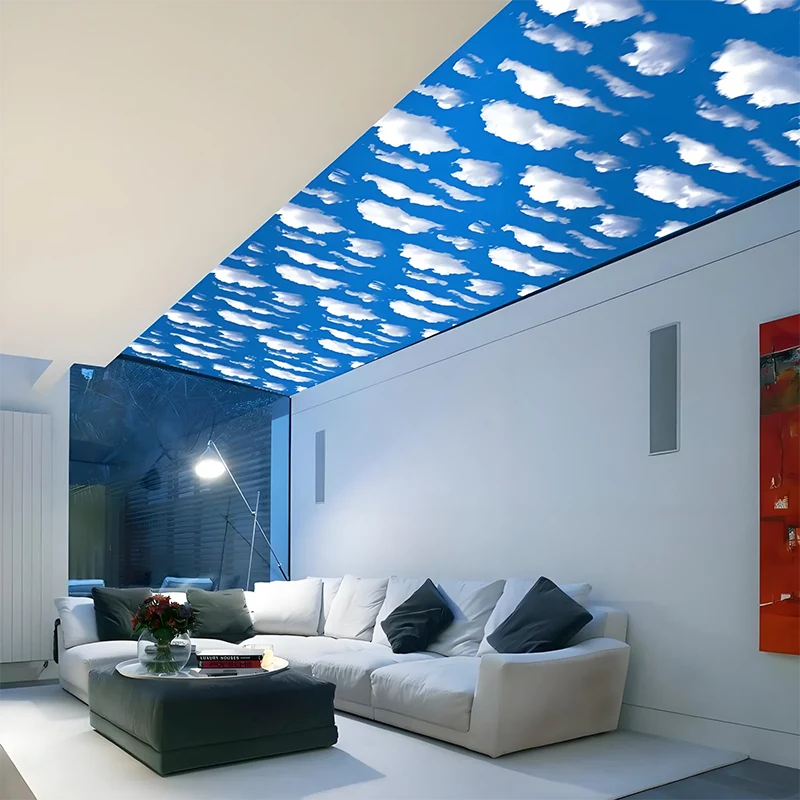 Panel de pared decorativo de pared de pared de impresión 3D brillante