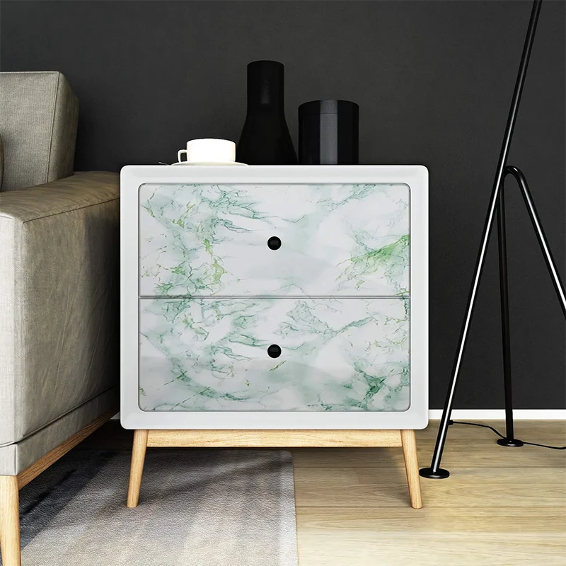 Papel pintado decorativo con patrón de mármol autoadhesivo